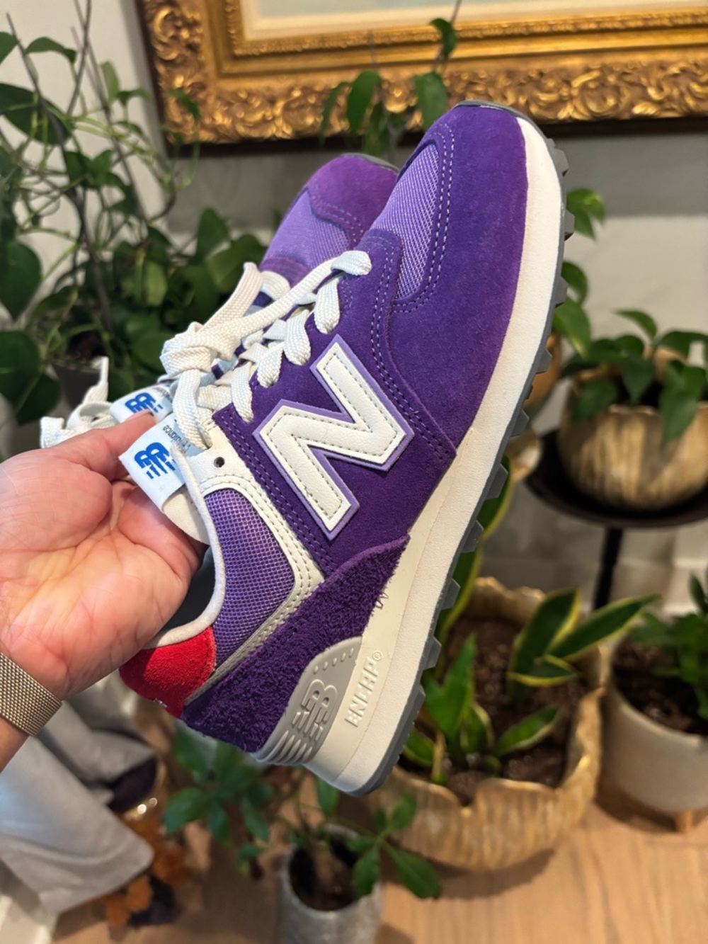 NEW BALANCE Purple Sneakers